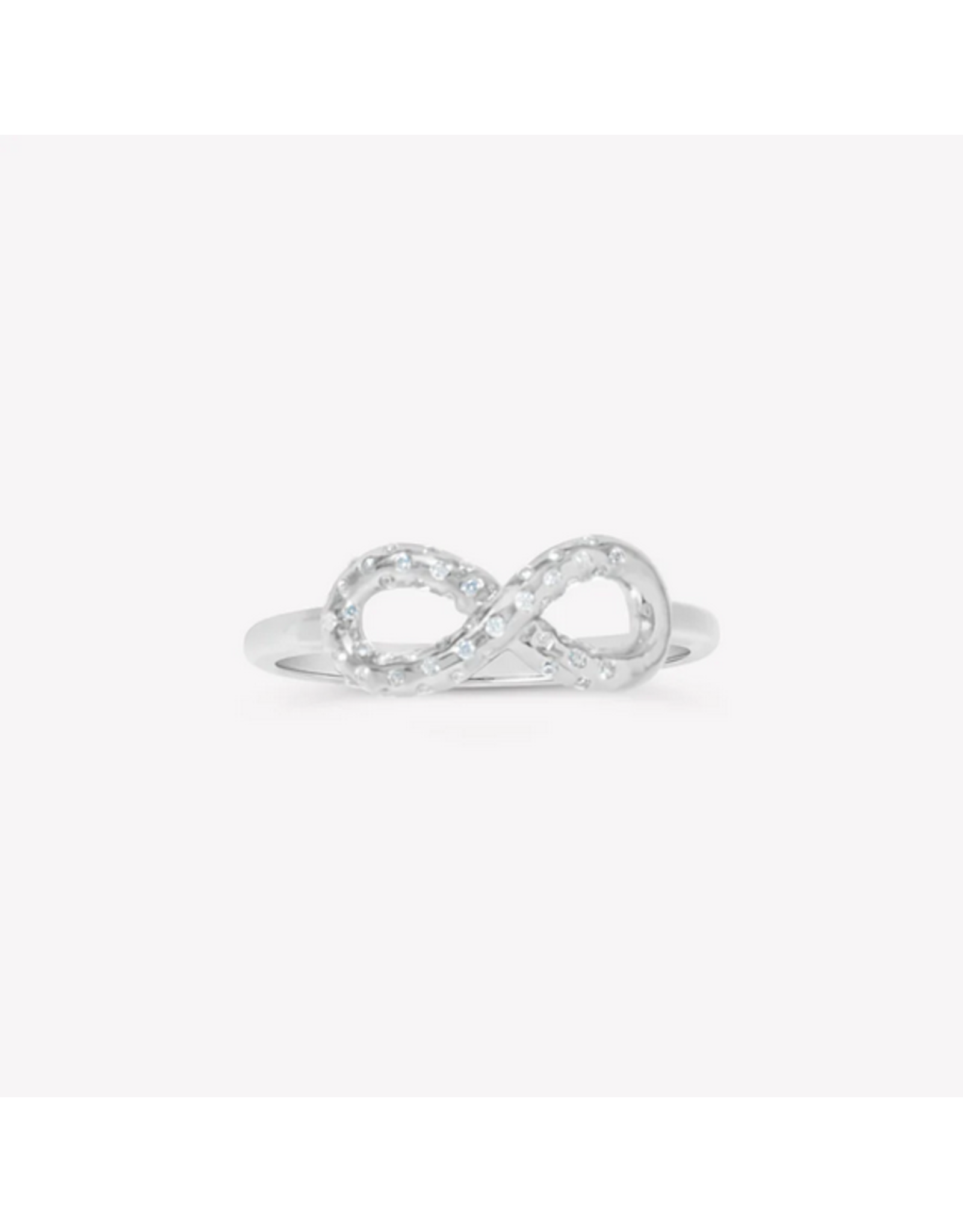 Rizen Rizen 190023SS-CZ Infinti Hope Statement Ring Silver