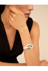 Uno de 50 Uno de 50 PUL1806MTL0000M Waves Olas  Hinged Bracelet