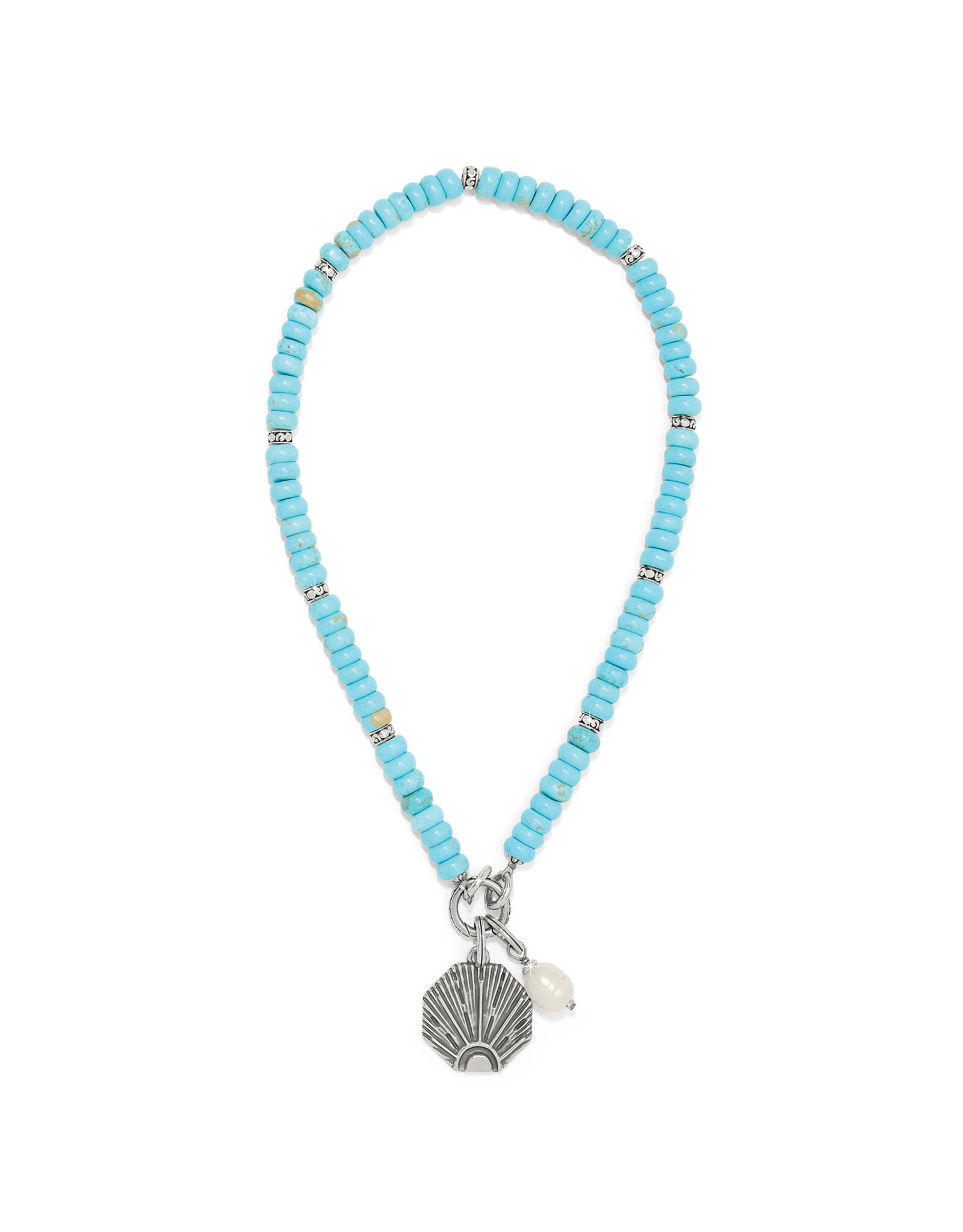 Brighton Brighton JM0033 Token Charm Lapis Turquoise Necklace