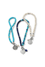 Brighton Brighton JM0033 Token Charm Lapis Turquoise Necklace