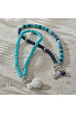 Brighton Brighton JM0033 Token Charm Lapis Turquoise Necklace