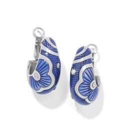 Brighton Brighton JA0149 Flora Blue Hoop Earrings
