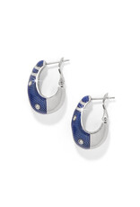 Brighton Brighton JA0149 Flora Blue Hoop Earrings