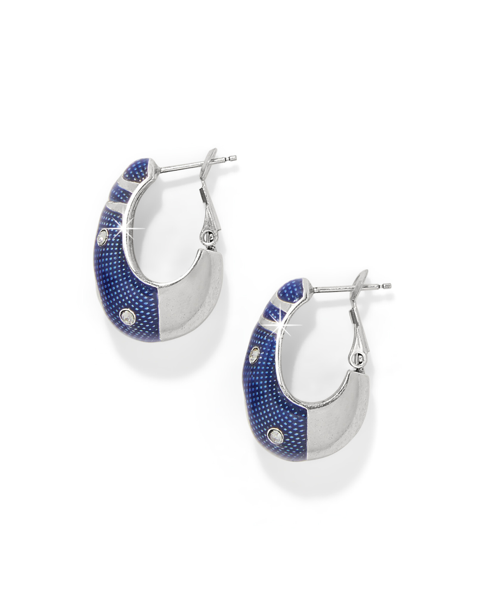 Brighton Brighton JA0149 Flora Blue Hoop Earrings