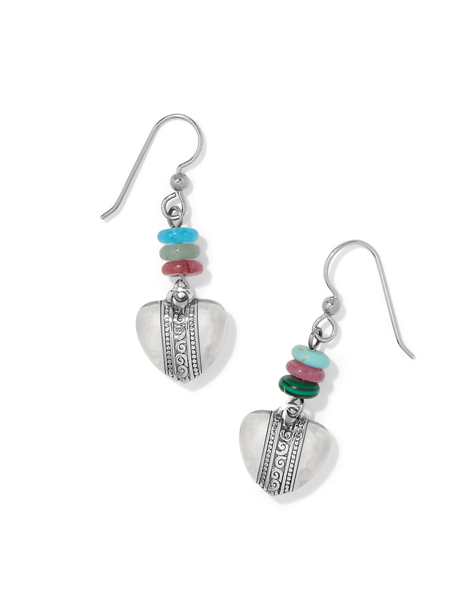 Brighton Brighton JA0166 Mingle Sweetheart Bead French Wire Earrings