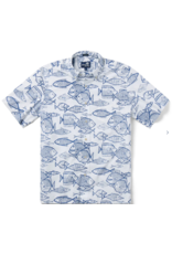 Reyn Spooner Reyn M554212525 Kauhulu Fish Classic Button Front White
