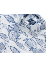 Reyn Spooner Reyn M554212525 Kauhulu Fish Classic Button Front White