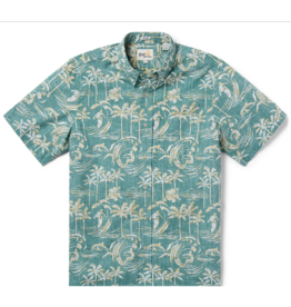 Reyn Spooner Reyn M671212525  Ocean Motion Classic Button Front Sagebrush