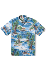 Reyn Spooner Reyn M670312525 Catalina Dreamim' Classic Button Front Blue