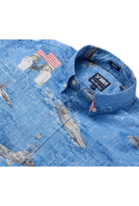 Reyn Spooner Reyn M5666312525 Navy Honor Courage Commitment Classic Button Front