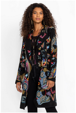 Johnny Was JWas JWB57724-9 Black Biya Duster Desire