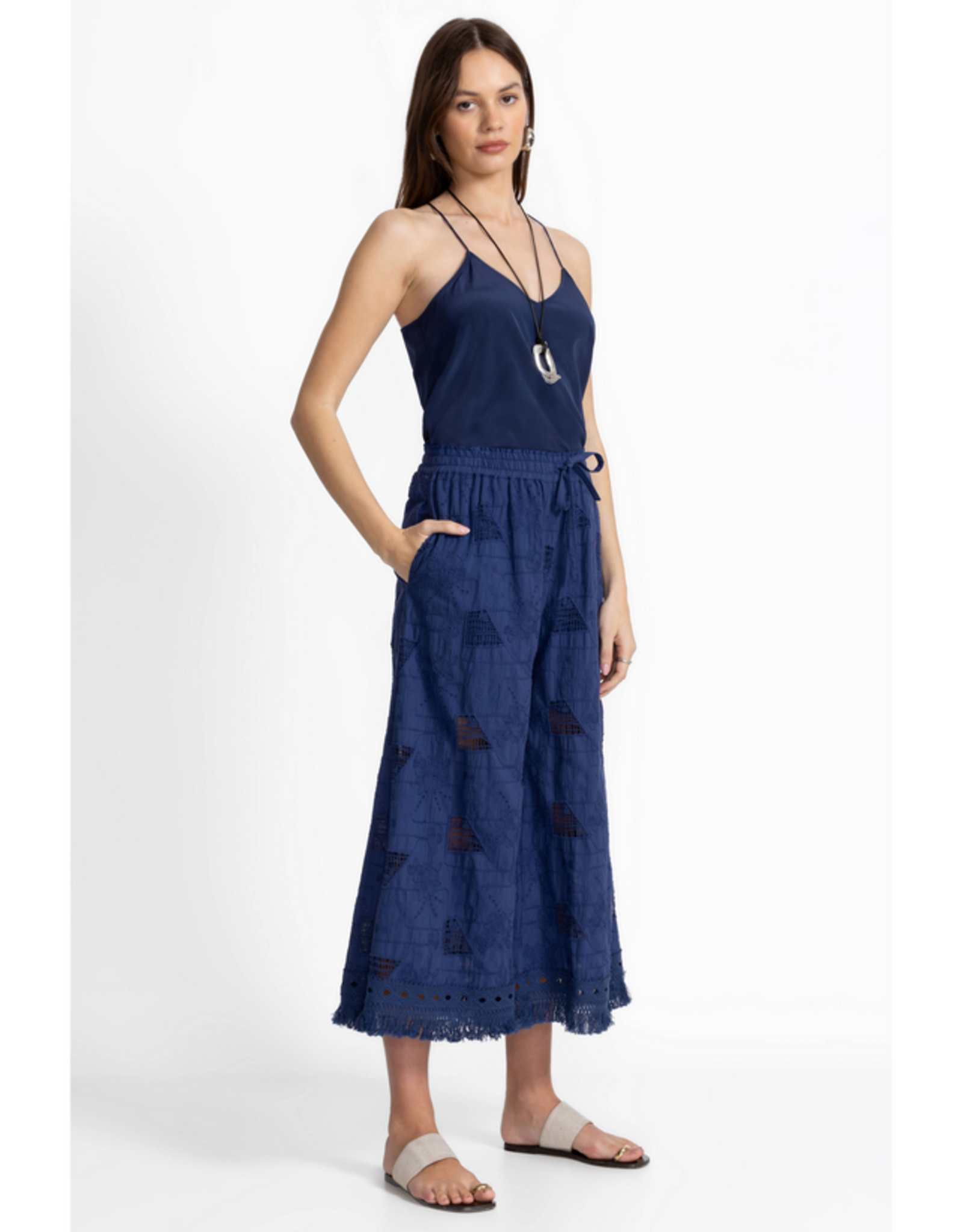 Johnny Was JWas C65325-2 Blue Minca Pant