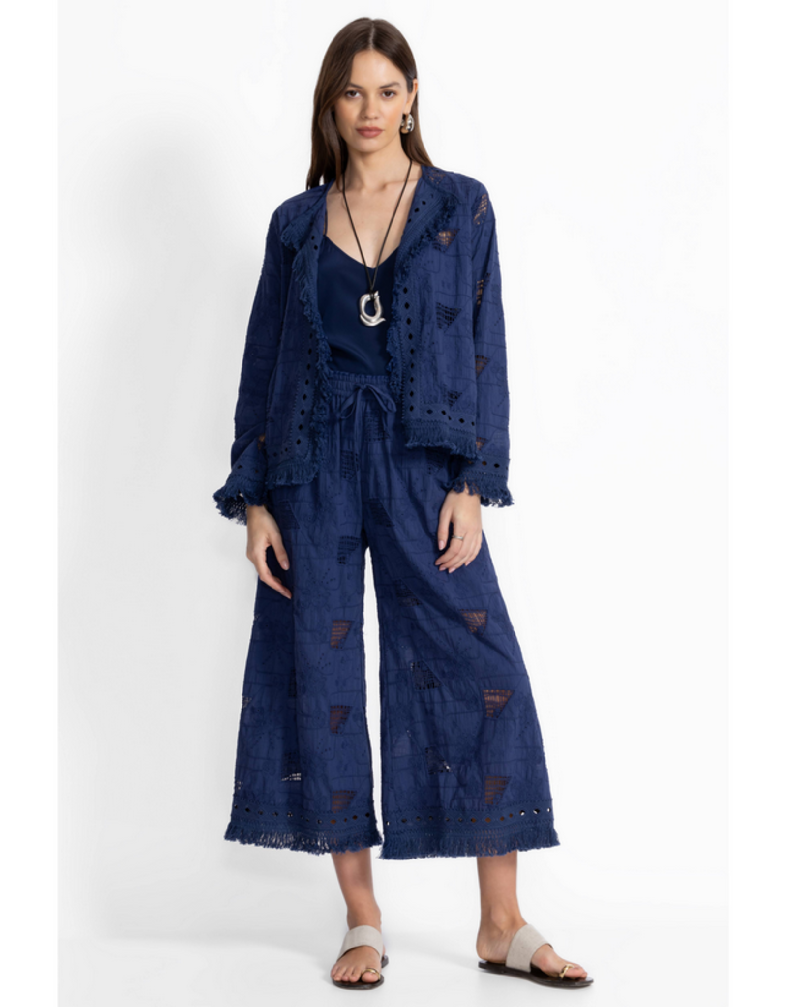 Johnny Was JWas C65325-2 Blue Minca Pant