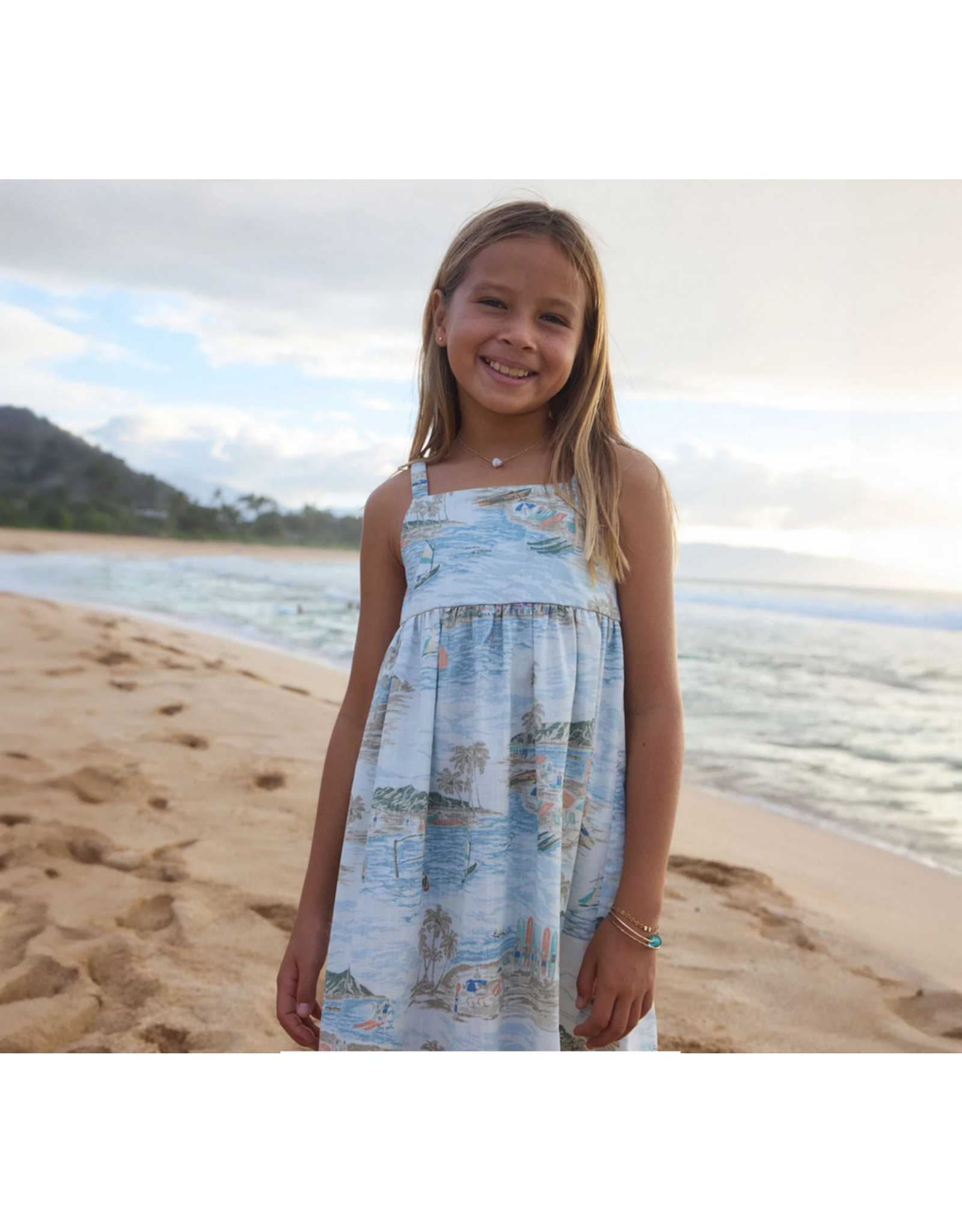Reyn Spooner Reyn K661891225 Waikiki Nostalgia Kids Nellie Dress