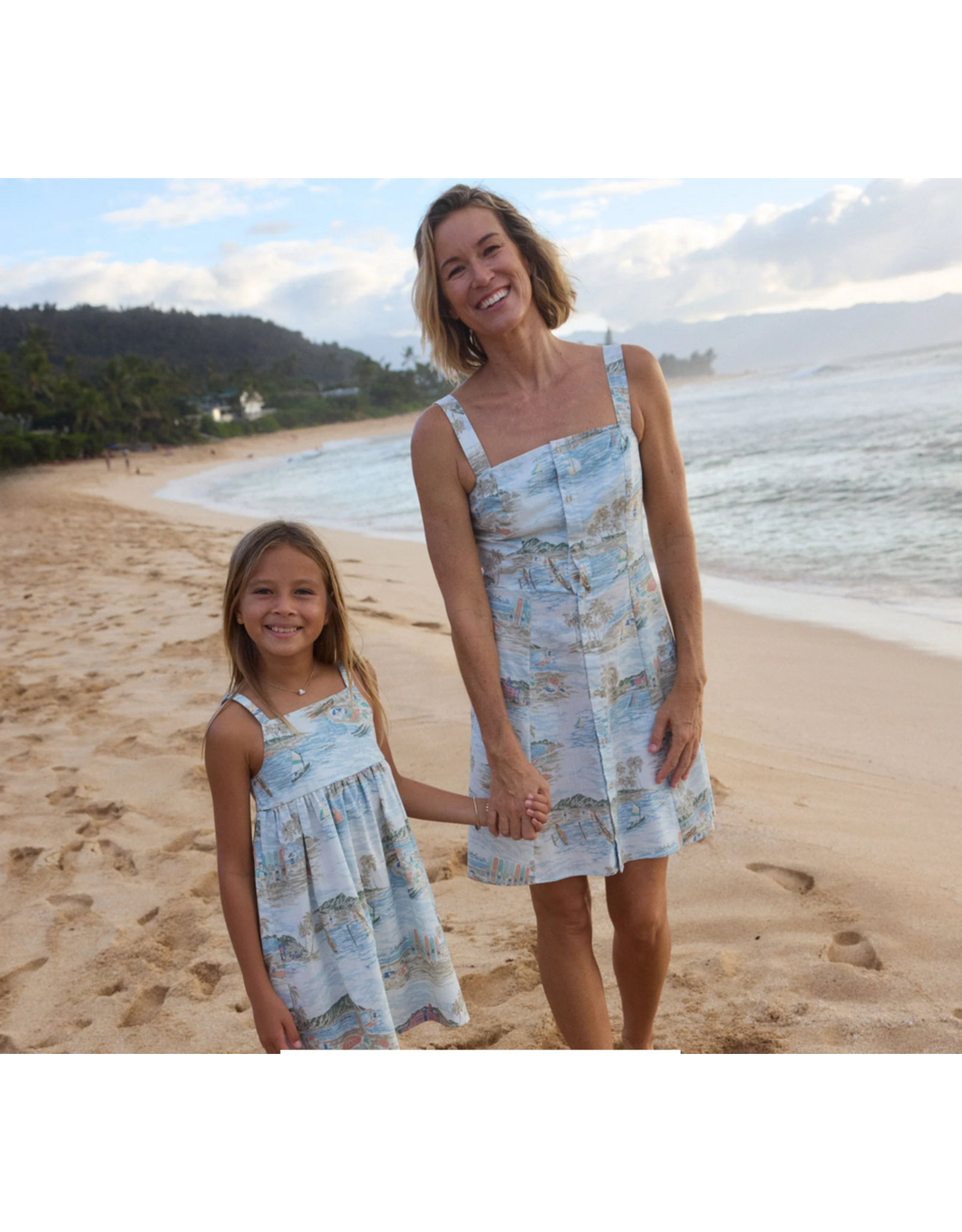 Reyn Spooner Reyn K661891225 Waikiki Nostalgia Kids Nellie Dress