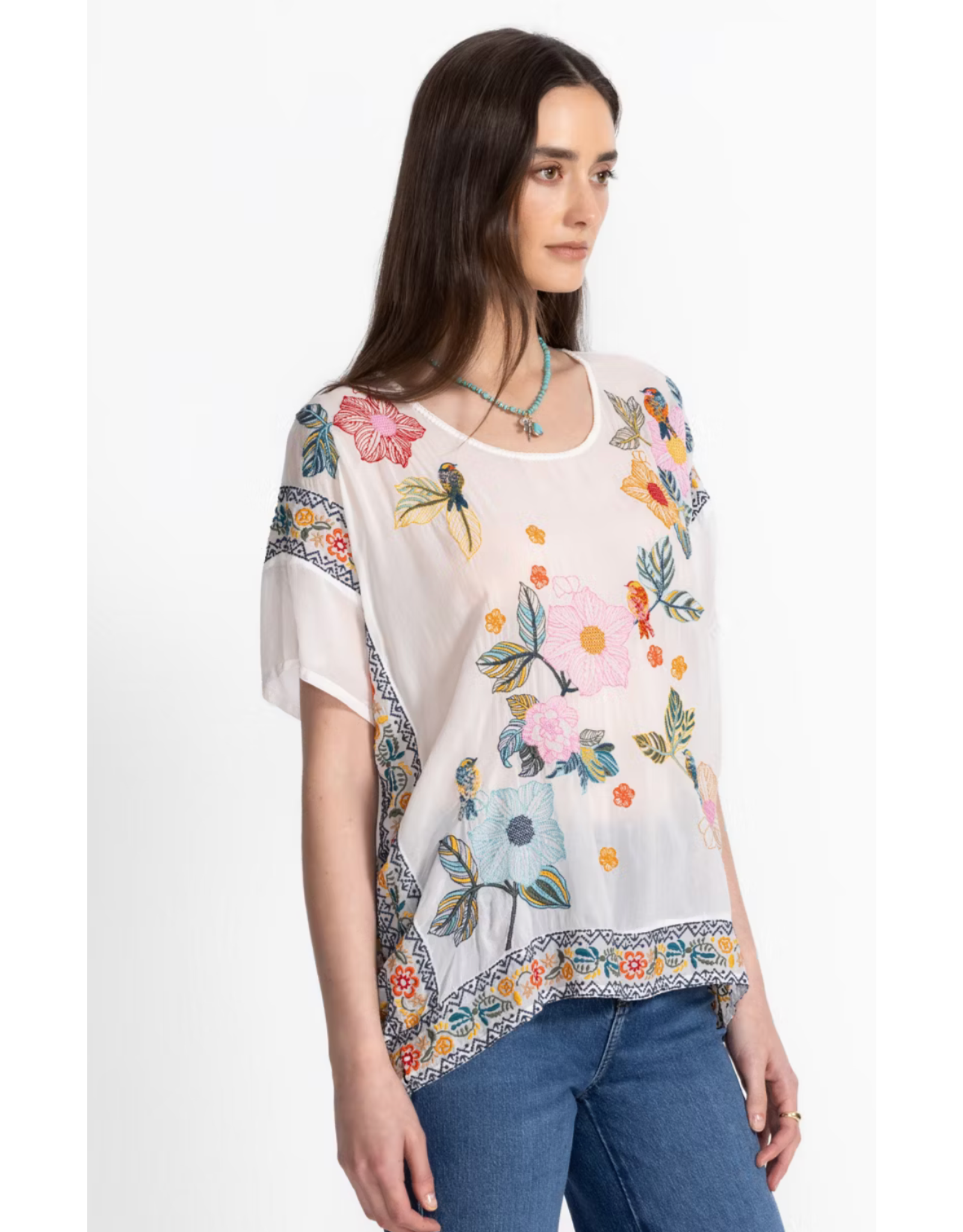 Johnny Was JWas C12925-2 Mariafe Blouse