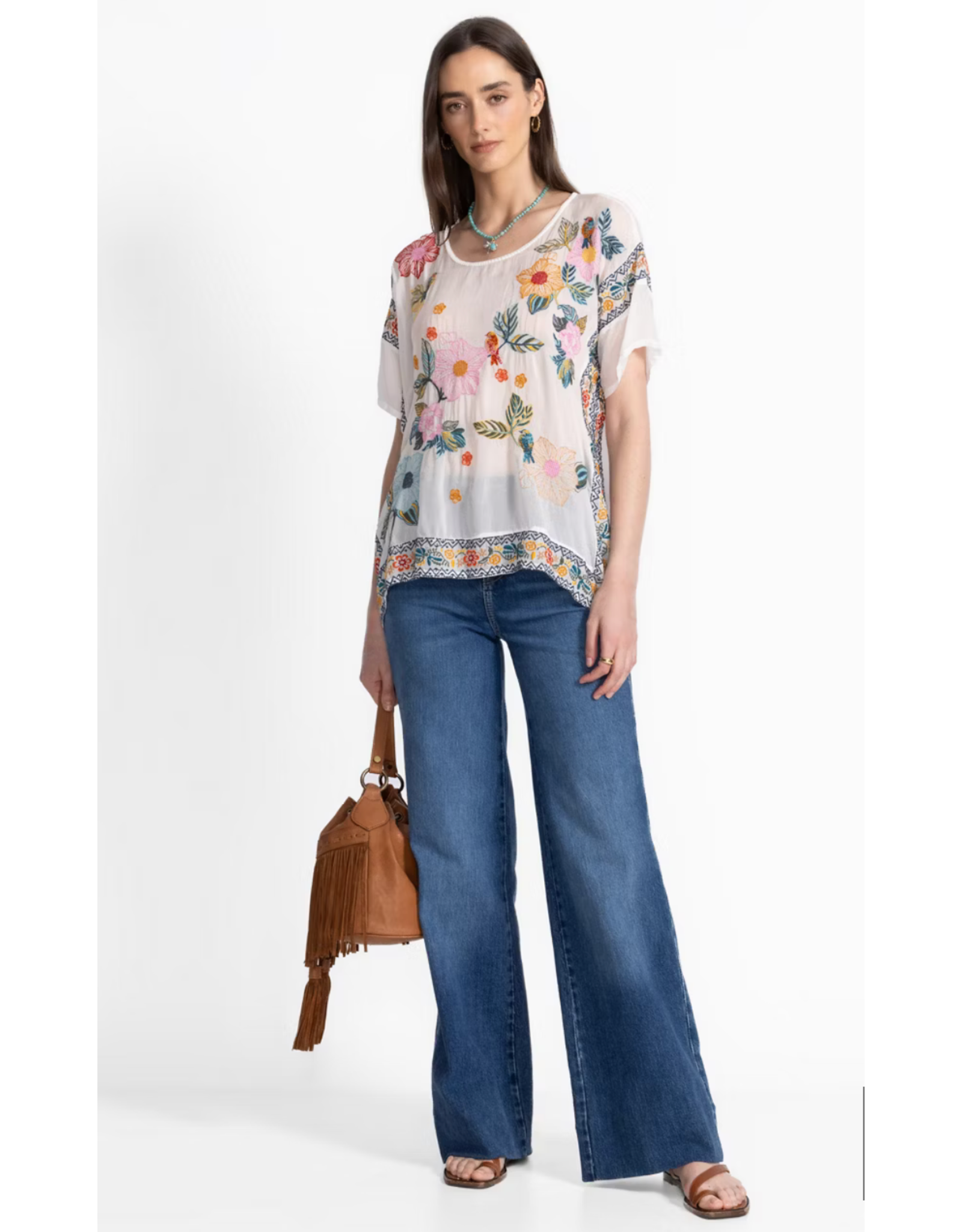 Johnny Was JWas C12925-2 Mariafe Blouse