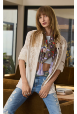 Johnny Was JWas W49325 Western Seamed Jacket Arctic Wolf