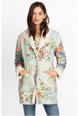 Johnny Was JWas B44424-E Gigianna Boxy Suede Coat