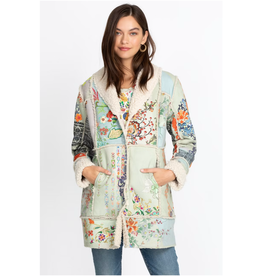Johnny Was JWas B44424-E Gigianna Boxy Suede Coat