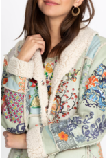 Johnny Was JWas B44424-E Gigianna Boxy Suede Coat