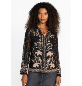 Johnny Was JWas B16124 Verone Lace Blouse with Slip