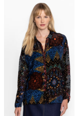 Johnny Was JWas JWC17624A9-NBU Audrey Oversized Burnout Shirt