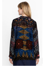 Johnny Was JWas JWC17624A9-NBU Audrey Oversized Burnout Shirt