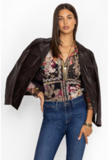 Johnny Was JWas B16024-8 Mazzy Button Down Blouse Wild Garden