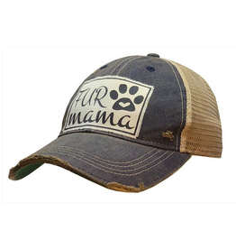Vintage Life Vintage Life MBW Mesh Cap 455  Fur Mama Navy Blue