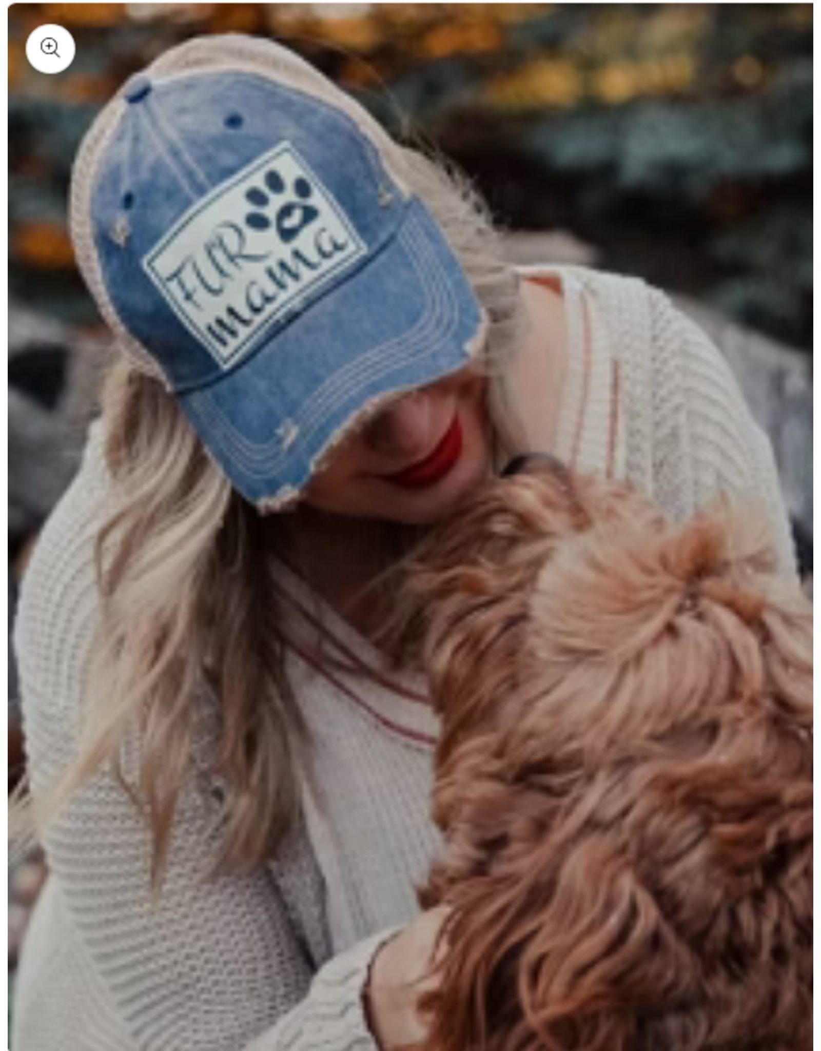 Vintage Life Vintage Life MBW Mesh Cap 455  Fur Mama Navy Blue