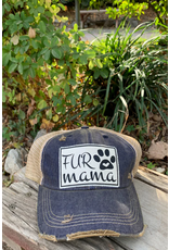 Vintage Life Vintage Life MBW Mesh Cap 455  Fur Mama Navy Blue