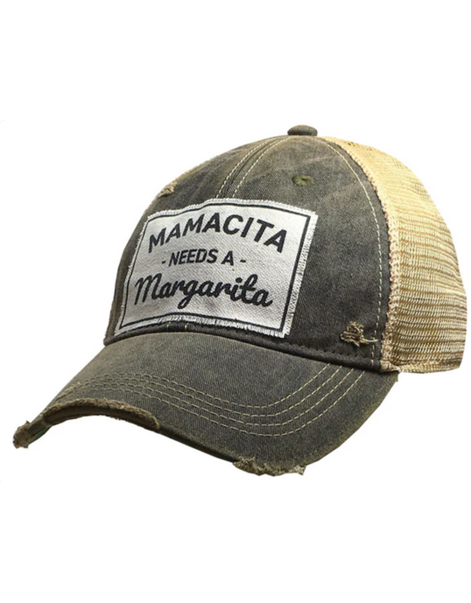 Vintage Life Vintage Life MBW Mesh Cap 610  Mamacita Margarita Black