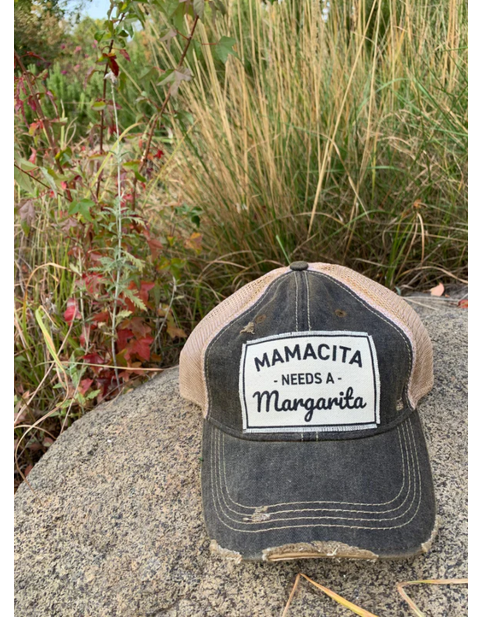 Vintage Life Vintage Life MBW Mesh Cap 610  Mamacita Margarita Black