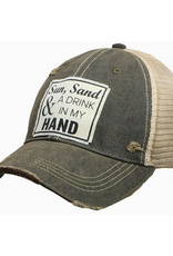 Vintage Life Vintage Life MBW Mesh Cap 590  Sun Sand Drink Black