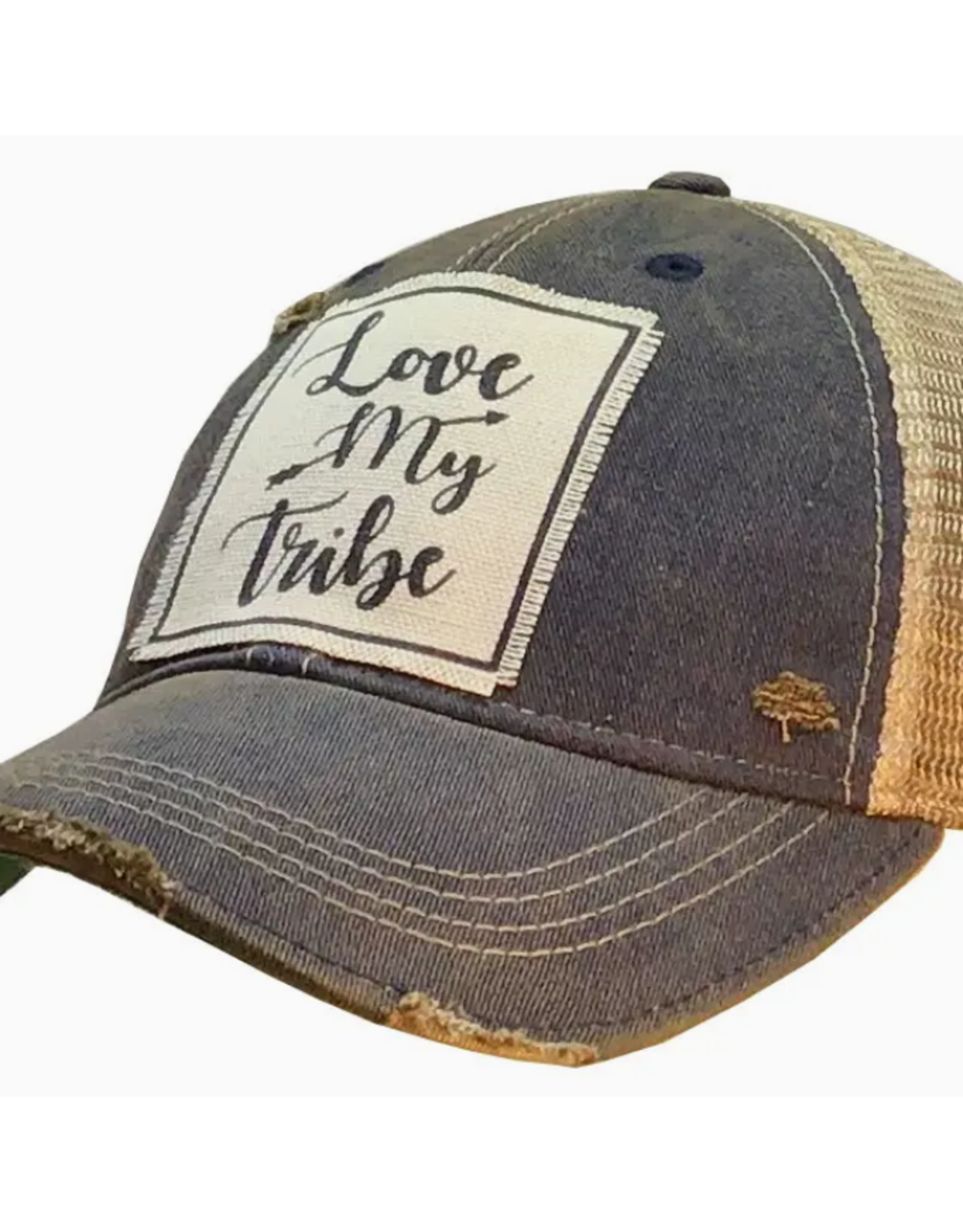 Vintage Life Vintage Life MBW Mesh Cap 462  Love My Tribe Navy Blue