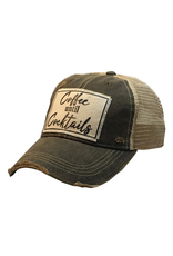 Vintage Life Vintage Life MBW Mesh Cap 524 Coffee until Cocktails