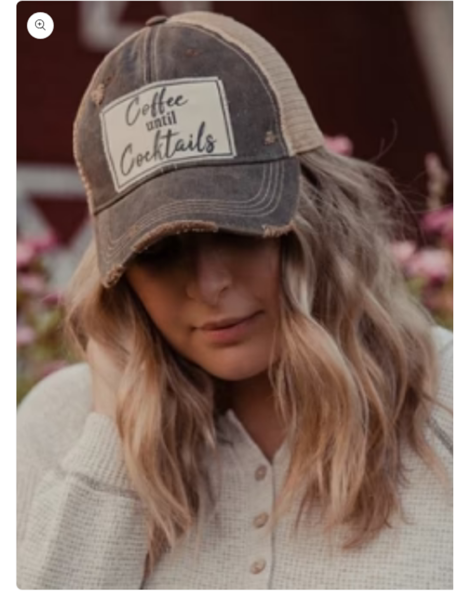 Vintage Life Vintage Life MBW Mesh Cap 524 Coffee until Cocktails