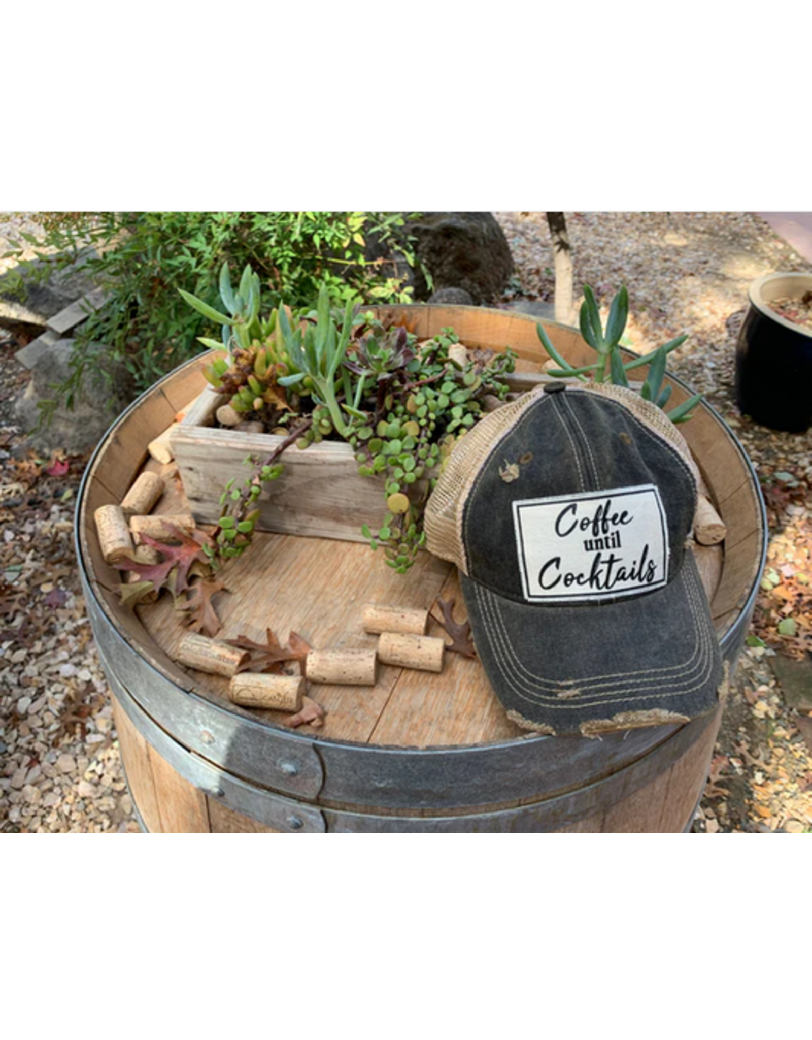 Vintage Life Vintage Life MBW Mesh Cap 524 Coffee until Cocktails