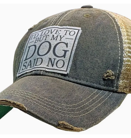Vintage Life Vintage Life MBW Mesh Cap 639 Love to, dog Black
