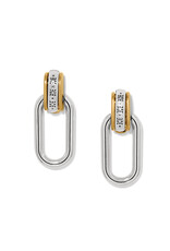 Brighton Brighton JA0069 Mosaic Two Tone Post Drop Earrings