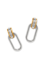 Brighton Brighton JA0069 Mosaic Two Tone Post Drop Earrings