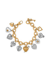 Brighton Brighton JF0365 One Heart Large Charm Bracelet