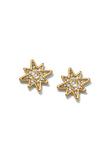 Brighton Brighton JA0077 Enchanting Star Gold Post Earrings