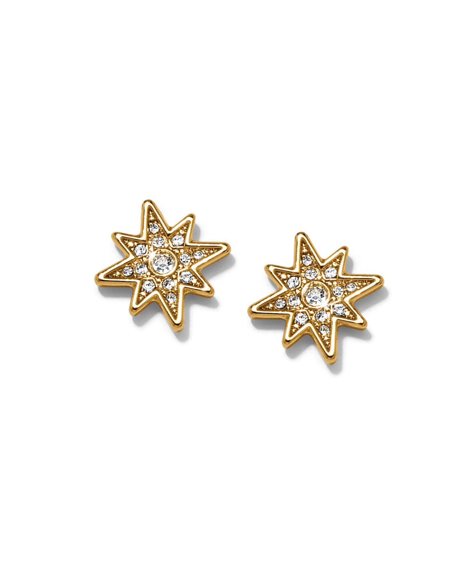 Brighton Brighton JA0077 Enchanting Star Gold Post Earrings