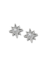 Brighton Brighton JA0078 Enchanting Star Silver Post Earrings