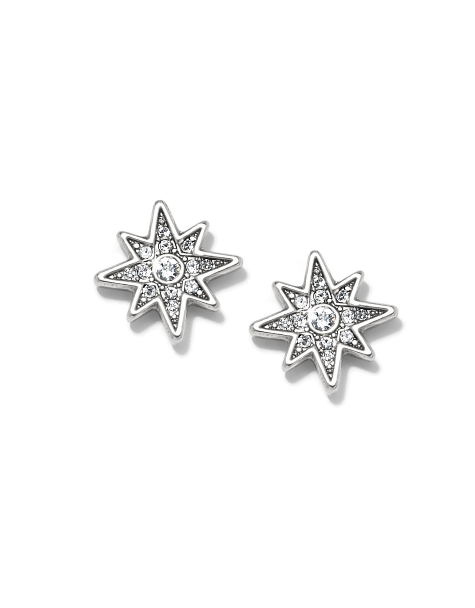 Brighton Brighton JA0078 Enchanting Star Silver Post Earrings