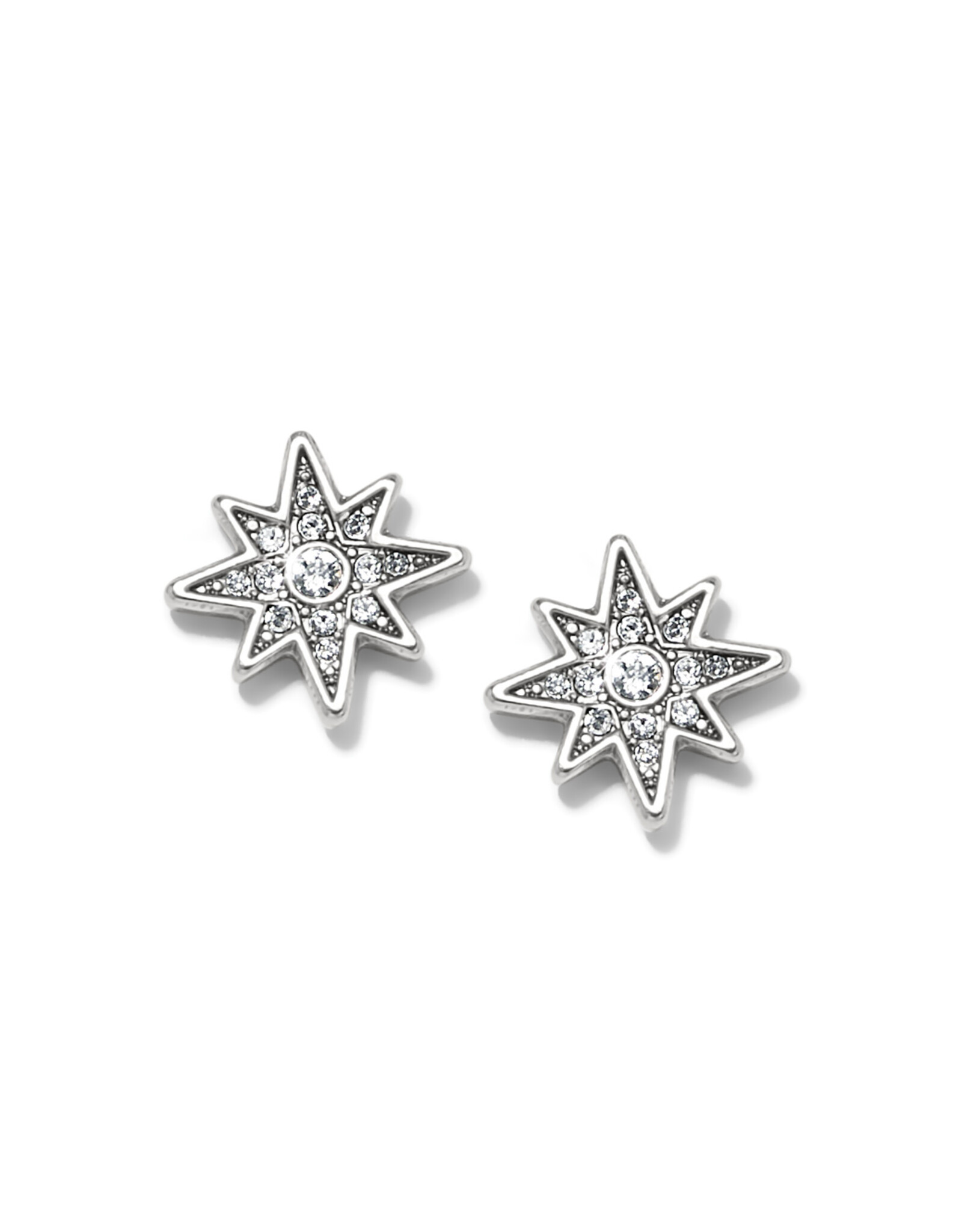 Brighton Brighton JA0078 Enchanting Star Silver Post Earrings