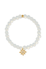 Brighton Brighton JF0277 Enchanting Star Gold Stretch Bracelet