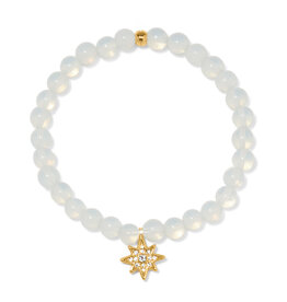 Brighton Brighton JF0277 Enchanting Star Gold Stretch Bracelet